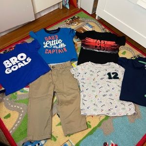 lot of children's clothing of different brands